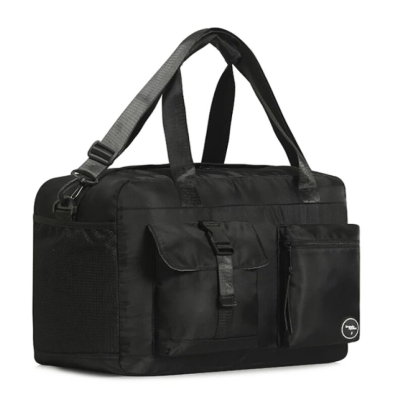 Bolso De Viaje Trendy Deportivo modelo Urbano Dama Negro