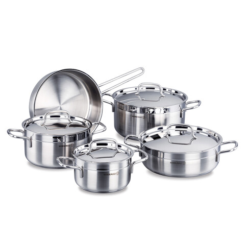 JUEGO DE BATERIA 9 PIEZAS ALFA KORKMAZ JUEGO DE BATERIA 9 PIEZAS ALFA KORKMAZ