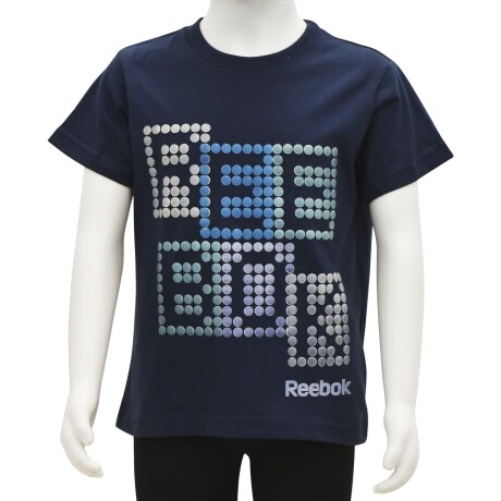 Remera Infantil Reebok Insignia Urbana y Casual para Niños Azul Marino