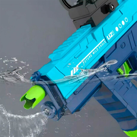 Pistola De Agua Uzi C/mira Eléctrica Automática Pis005038