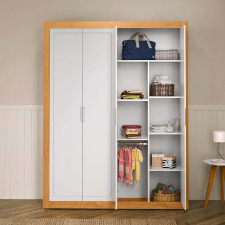 PLACARD 4 PUERTAS MDF-Y-MADERA BLANCO TUTTO