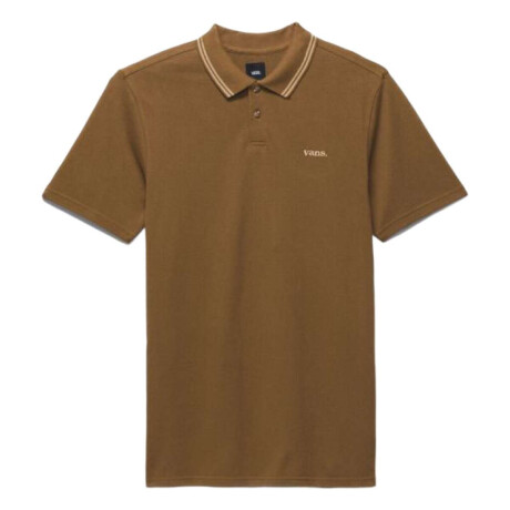 Remera Vans Halecrest Polo Shirt Marrón