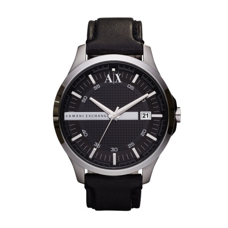 Reloj Armani Exchange Fashion Cuero Negro 0