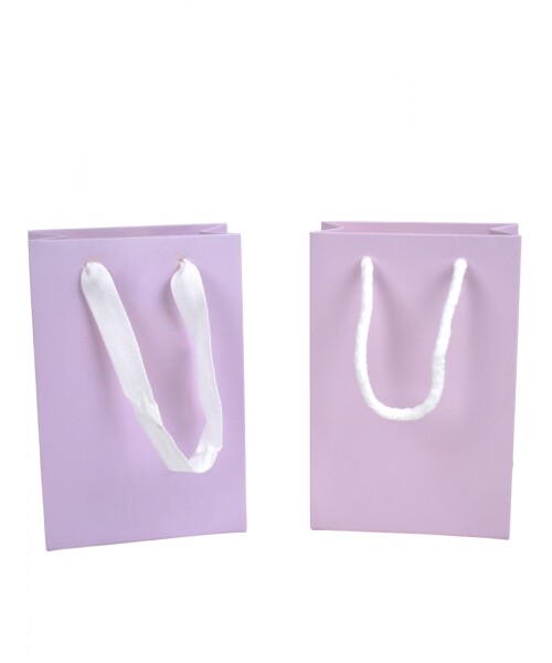 Bolsa cartulina 10x05x15 cm LILA