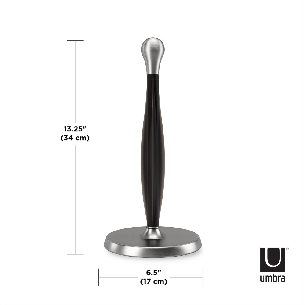 PORTAROLLO COCINA METAL NEGRO TUG UMBRA