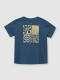 Camiseta Con Print Verde
