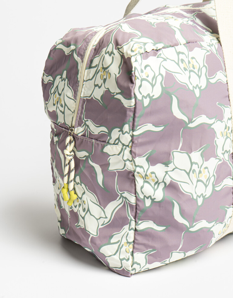 Porta Cosméticos Bolso Estampado Flores