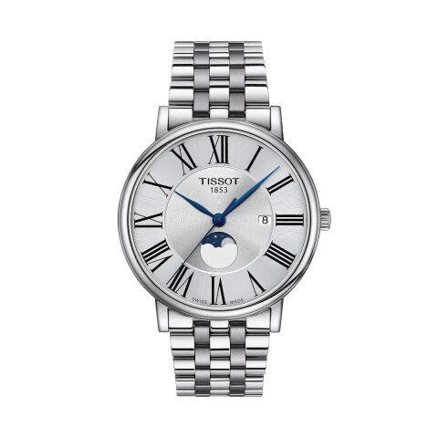 Reloj Tissot T1224231103300 Carson Premium Gent Moonphase de Acero Reloj Tissot T1224231103300 Carson Premium Gent Moonphase De Acero