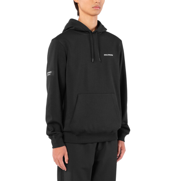 Salomon Canguro Equipe Hoodie M para Hombre - Negro Negro