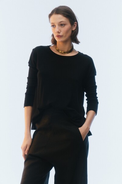 REMERA ALICE Negro