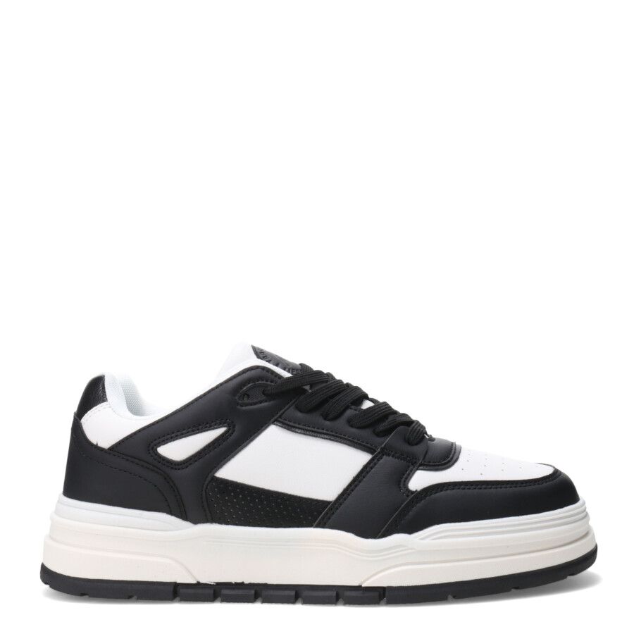 Championes de Hombre Push Blanco Serpiente - Negro