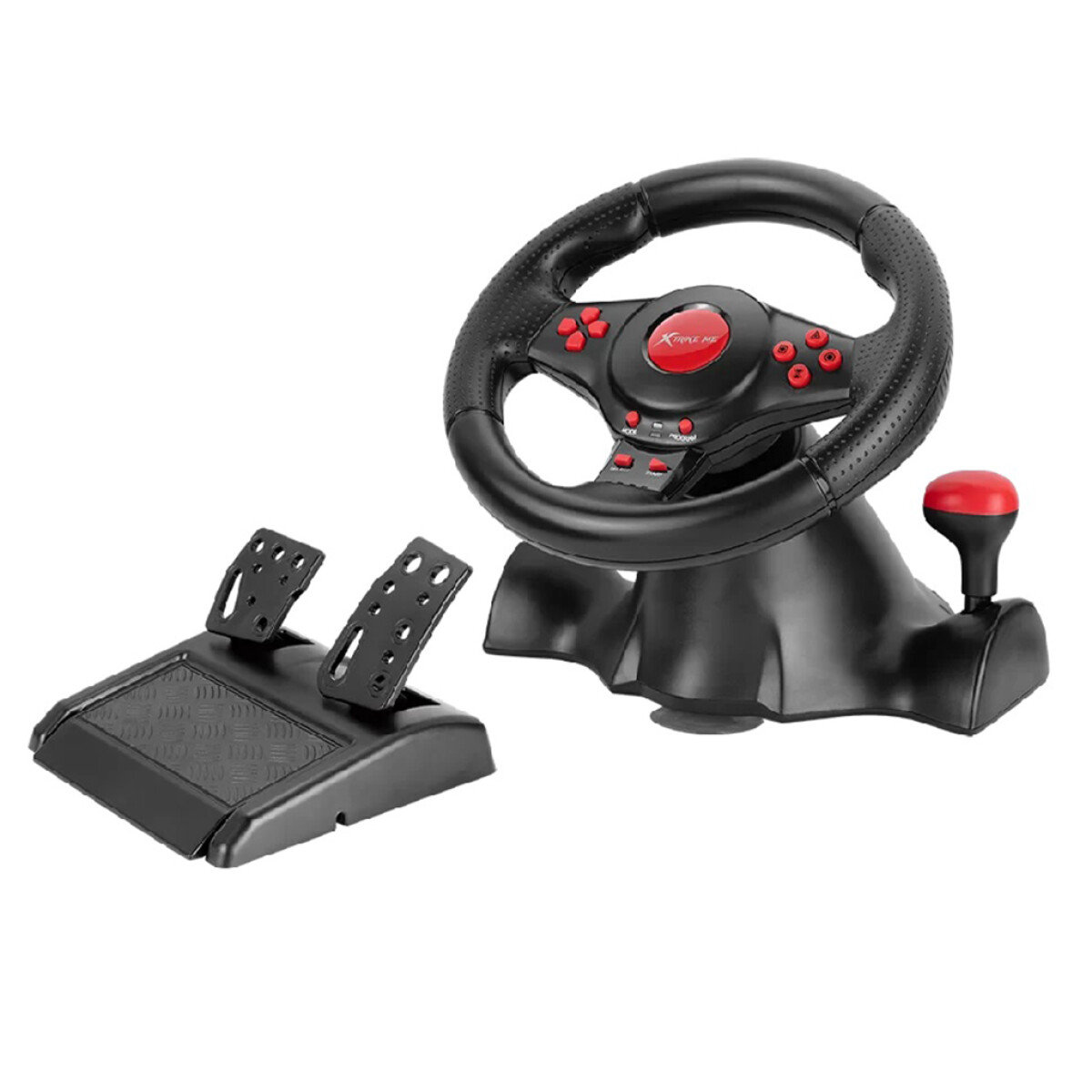 Volante Gaming Xtrike Con Pedales Y Palanca GP-903 