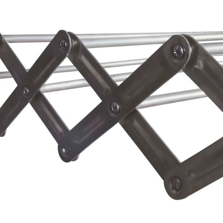 Tendedero Tender Plegable Ropa p/ Pared 1Mt en Aluminio Mor Plateado