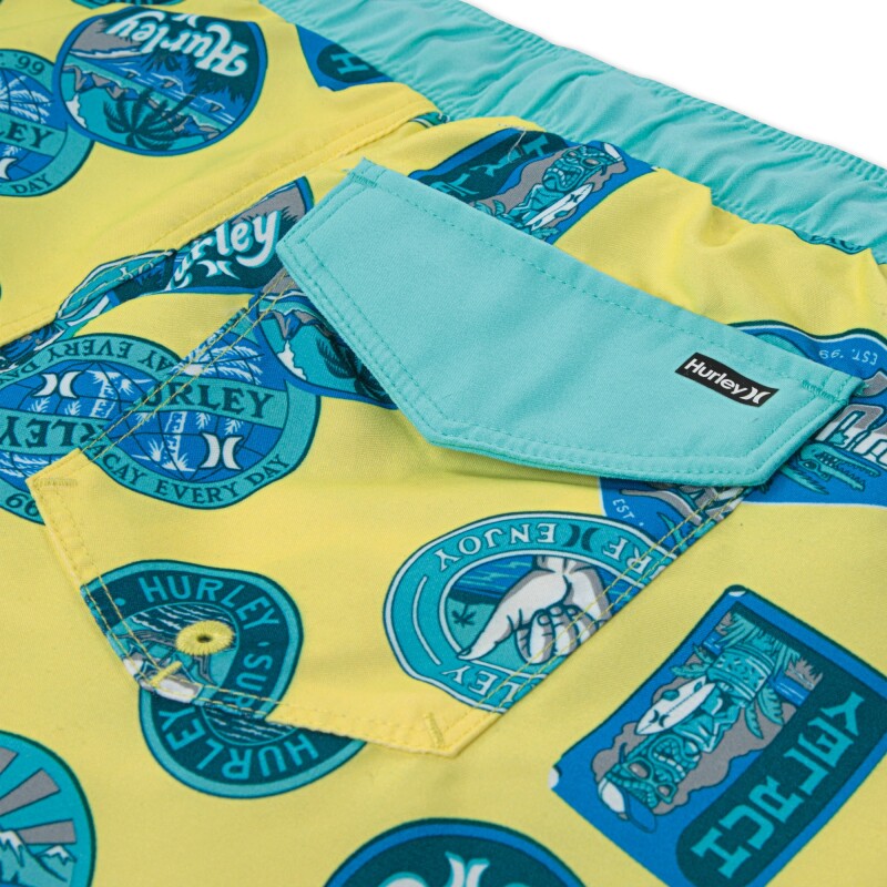 Short Travel Patch Pull On Swim de Niños Multicolor