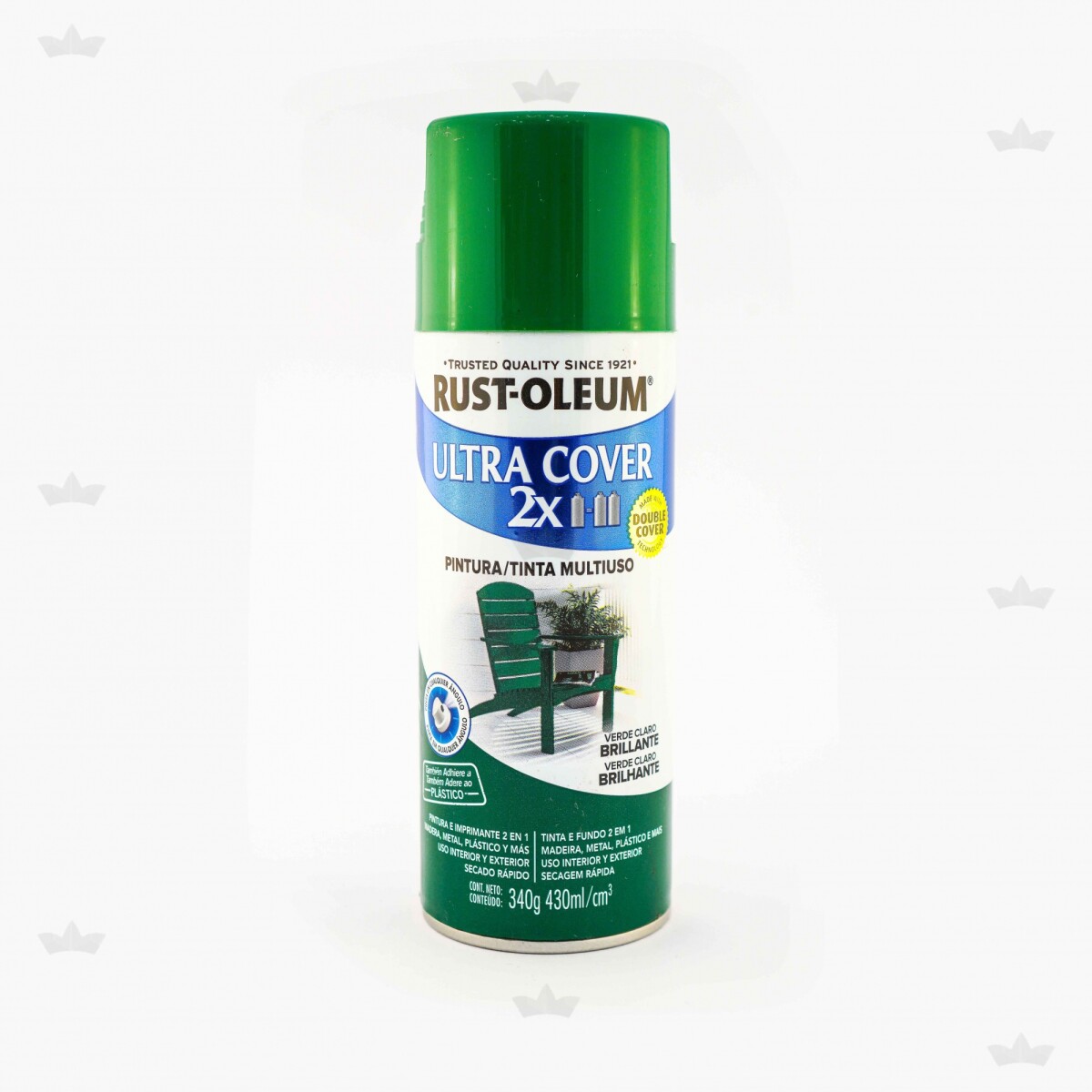 AEROSOL ULTRA COVER 2X VERDE CLARO BRILLANTE- 340GR. 