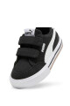 Champion Puma niños Court Classic Vulc Velcros Negro