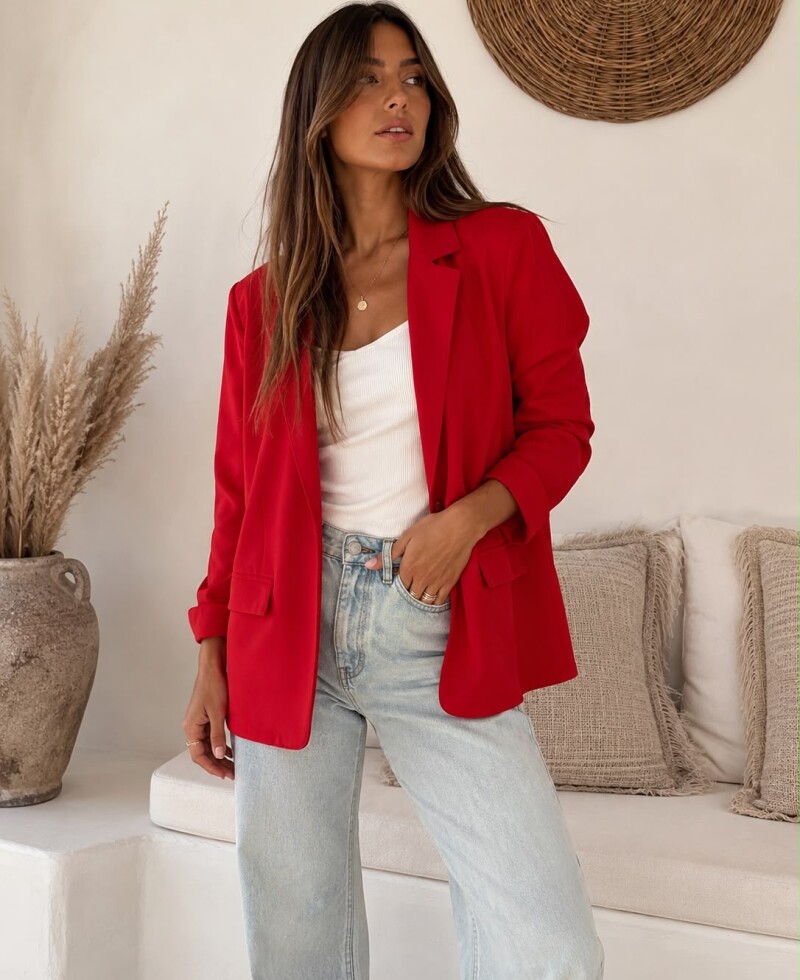 Blazer Megan rojo