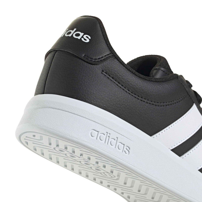 Championes de Hombre Adidas Grand Court Base 3.0 Negro - Blanco