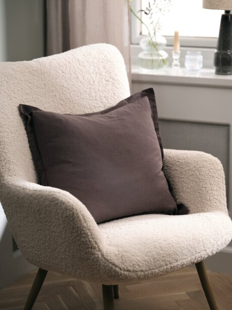 Funda de almohadón HASSEL 50x50 marrón Funda de almohadón HASSEL 50x50 marrón