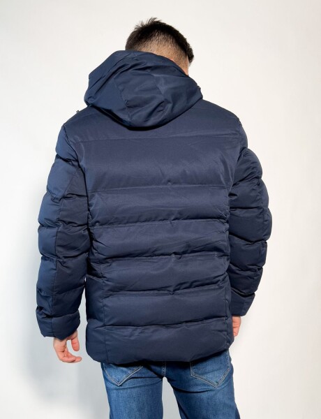 Parka abrigada con capucha desmontable Mufasa Azul