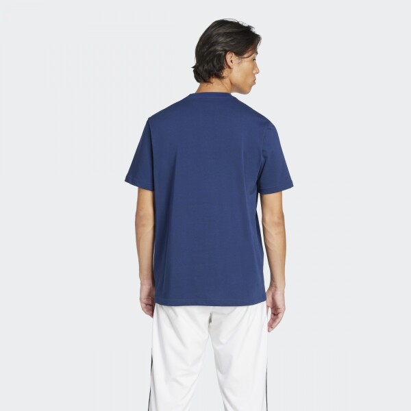 Remera Adidas Adicolor Outline Trifolio Azul