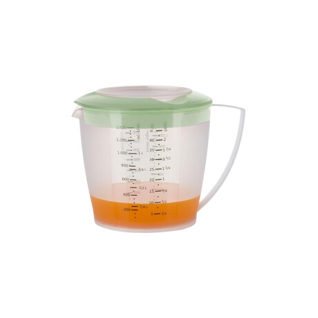 Jarra Medidora con Tapa Verde Menta 1.4 Litros Helena Jarra Medidora con Tapa Verde Menta 1.4 Litros Helena