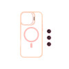 Protector para iPhone 16 Pro con protector cámara rosa Protector Para Iphone 16 Pro Con Protector Cámara Rosa