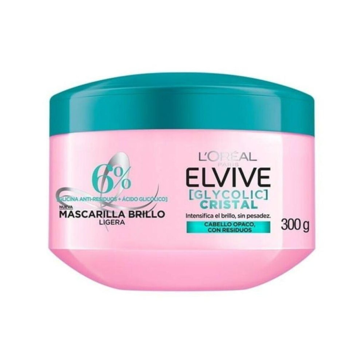 L'oreal Paris Glycolic Cristal Mascarilla Capilar 300 Grs. 
