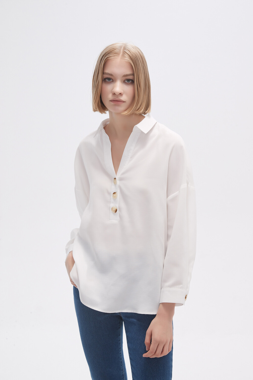 Blusa Kansas Blanco