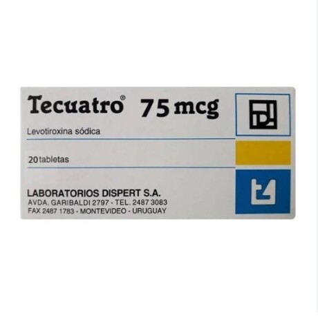 Tecuatro 75 mg x20