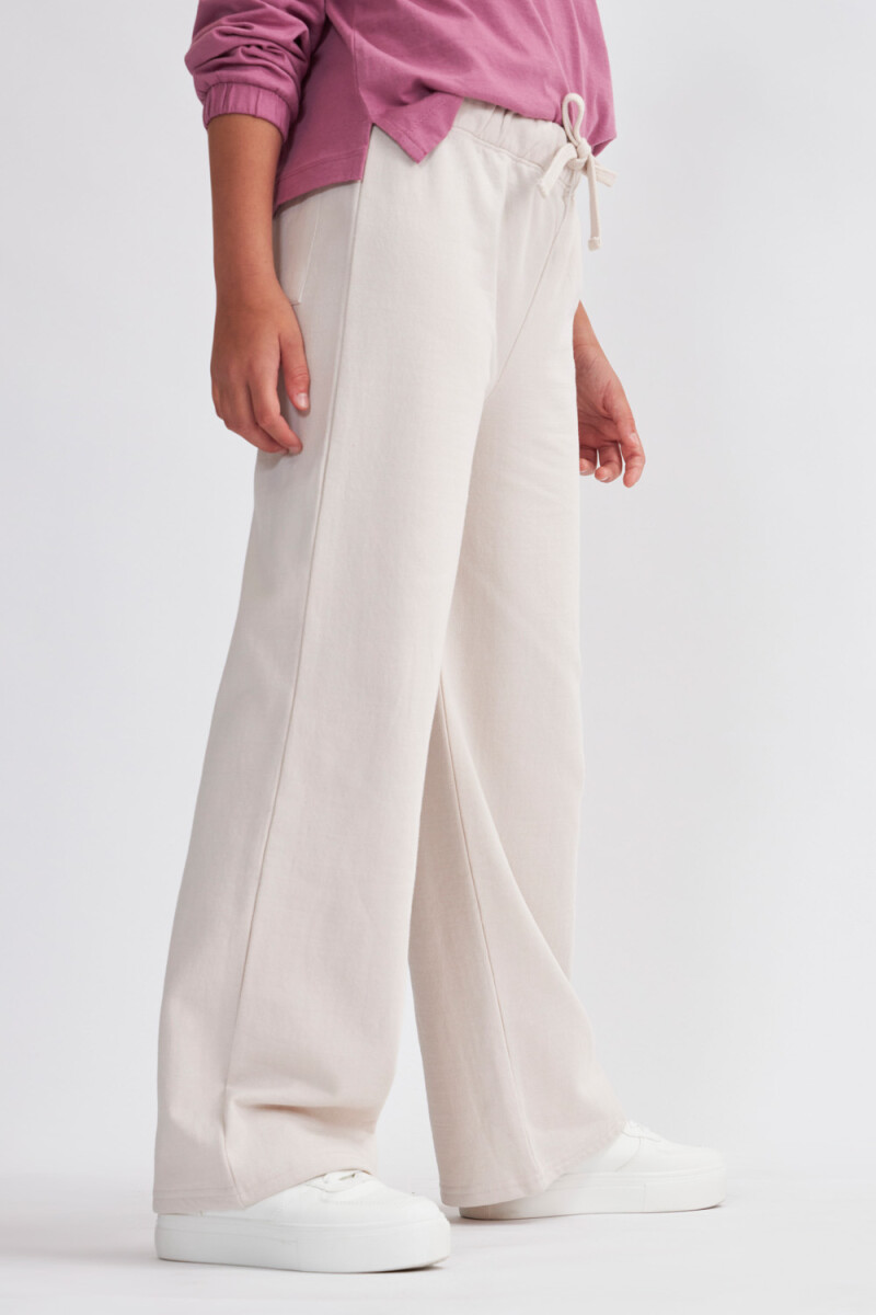 Pantalón deporitvo oxford Beige