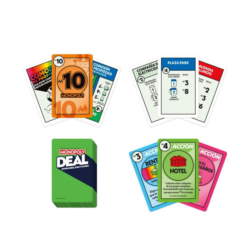 Monopoly Deal Juego de cartas Habro Monopoly Deal Juego de cartas Habro