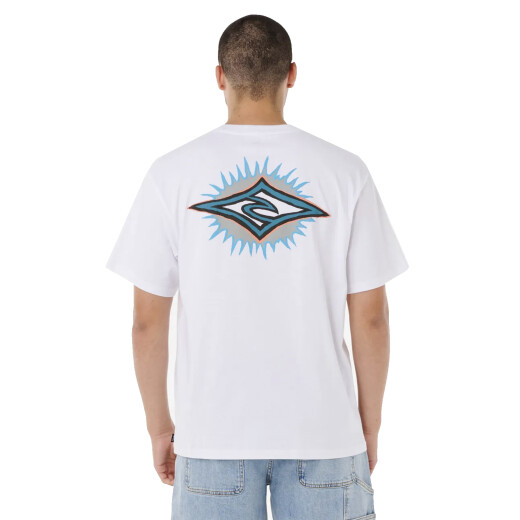 Remera Rip Curl Raw Burst - Blanco Remera Rip Curl Raw Burst - Blanco