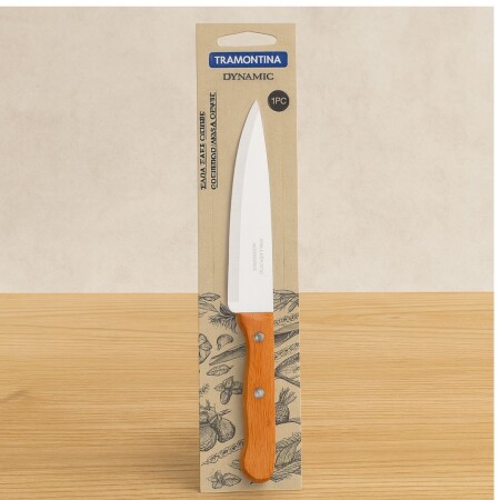 CUCHILLO MANGO MADERA TRAMONTINA DYNAMIC 8" CUCHILLO MANGO MADERA TRAMONTINA DYNAMIC 8"