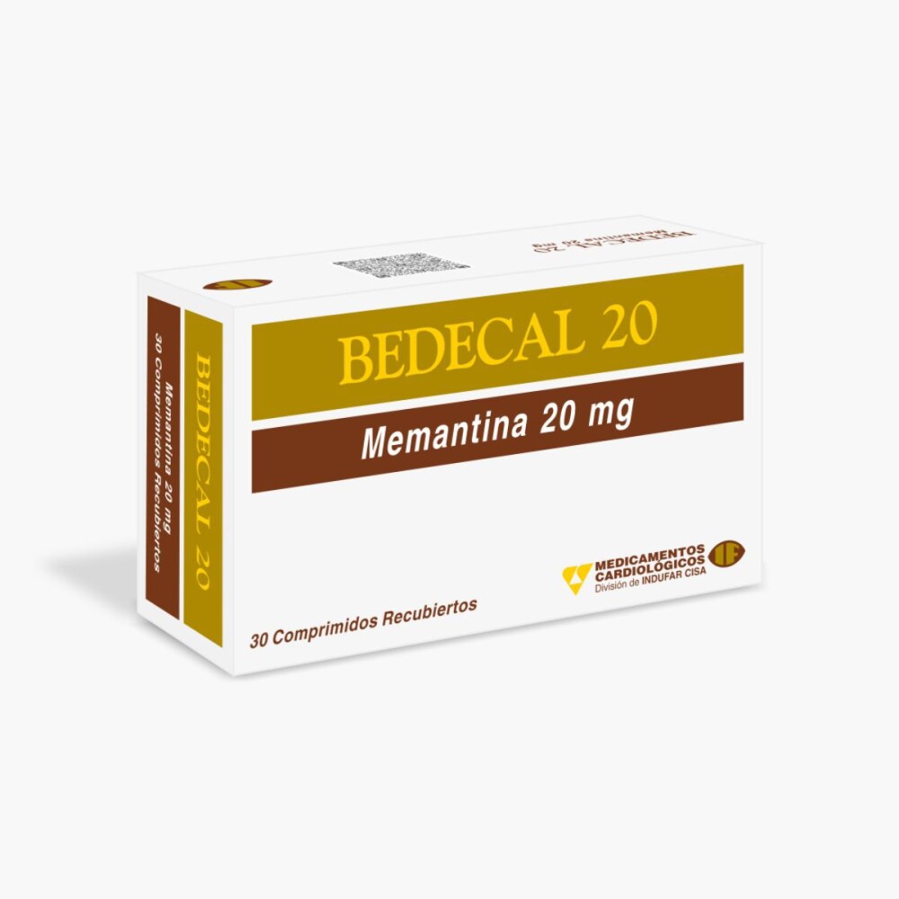BEDECAL MEMANTINA 20 MG. CJ X 30 COMP. única