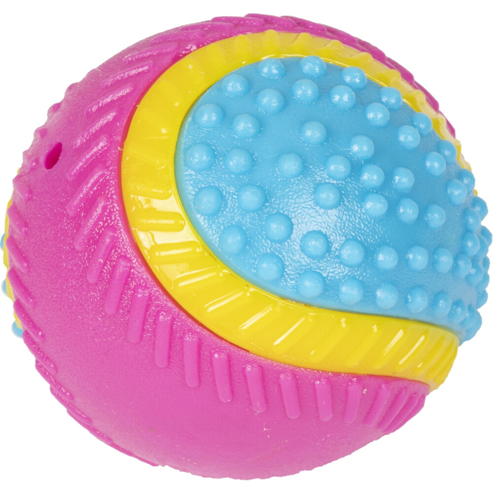 PELOTA 5 SENTIDOS FLAMINGO ABTA 8CM PELOTA 5 SENTIDOS FLAMINGO ABTA 8CM