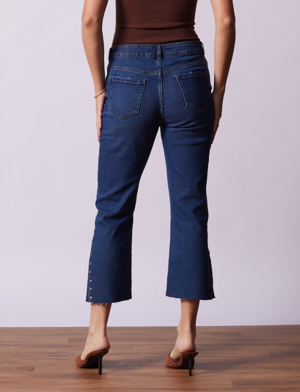 Jean Crop Tachas JEAN