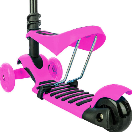 Monopatin Tripatín Buggy Infantil C/ Asiento Y Guía Rosado