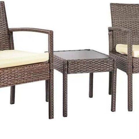 JUEGO DE JARDIN RATTAN Y ACERO ETM-1700 JUEGO DE JARDIN RATTAN Y ACERO ETM-1700