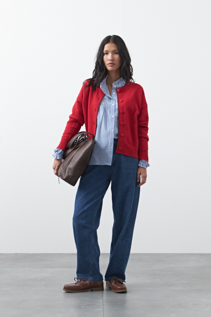 CARDIGAN TELMA Rojo