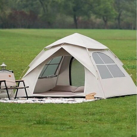 Carpa automática Shelter para 3 personas Beige