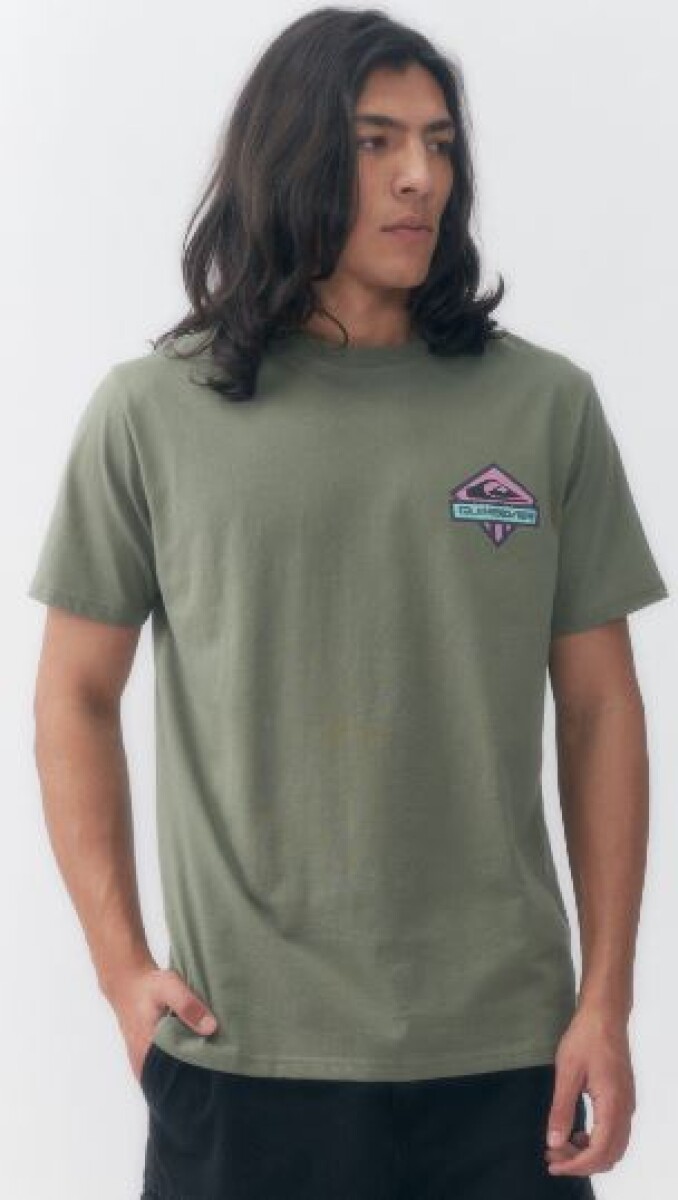 T-SHIRT QUIKSILVER 40612 - VERDE 