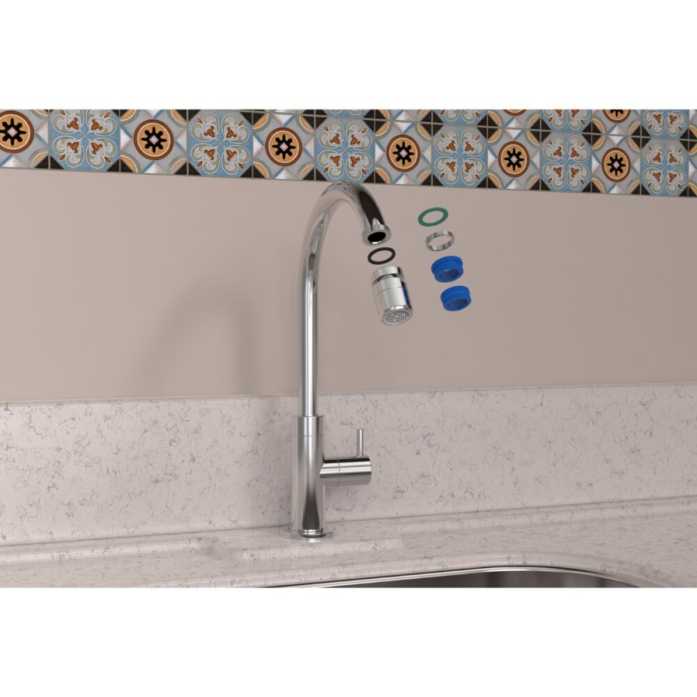 Aireador abs articulado cromado Blukit Aireador Abs Articulado Cromado Blukit