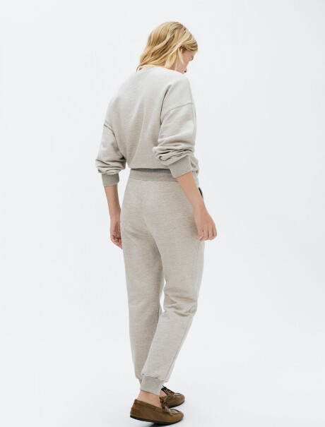 PANTALÓN BABUCHA DE ALGODÓN BEIGE