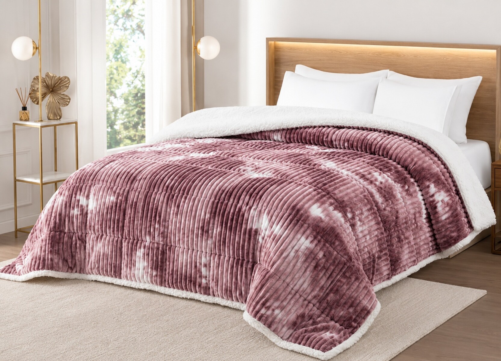 ACOLCHADO COTTON FLOR 2PL SOMMIER SILK 