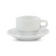 Taza de cafe apilable 100cm Con Plato x6 Selecta Taza de cafe apilable 100cm Con Plato x6 Selecta