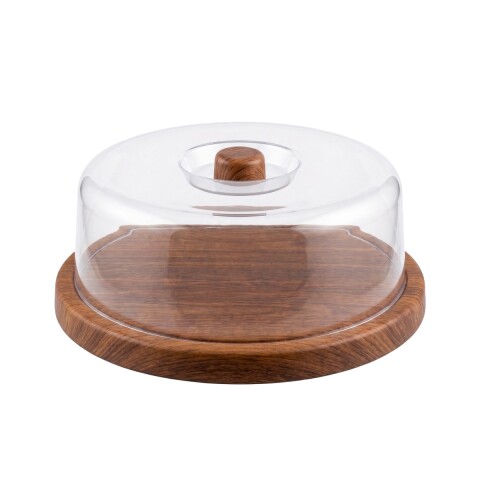 BANDEJA RED MARRON C/TAPA TRANSP Unica