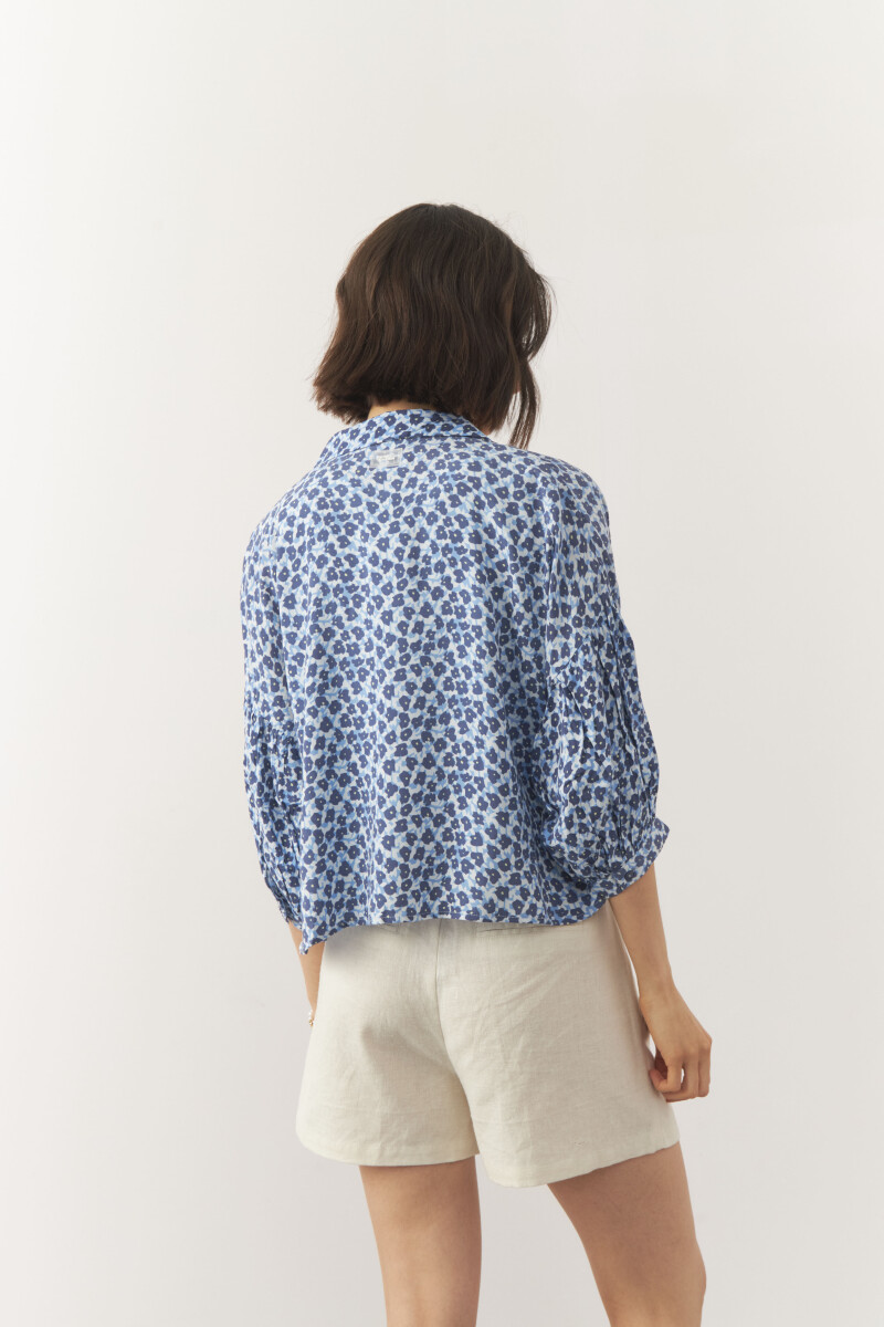 CAMISA AROCENA Azul Melange