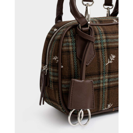 Carteras Bowling Medianas Estampado Escoces