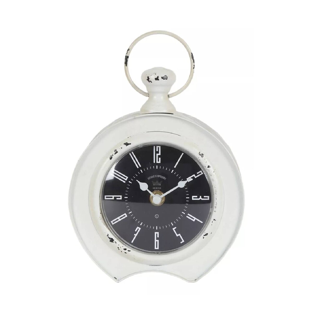 Reloj Analógico de Mesa Vintage Selecta Blanco 23x16cm 